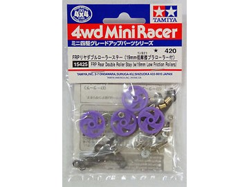 TAMIYA FRP POSTERIORE E ROTELLE 19 MM MINI 4WD 